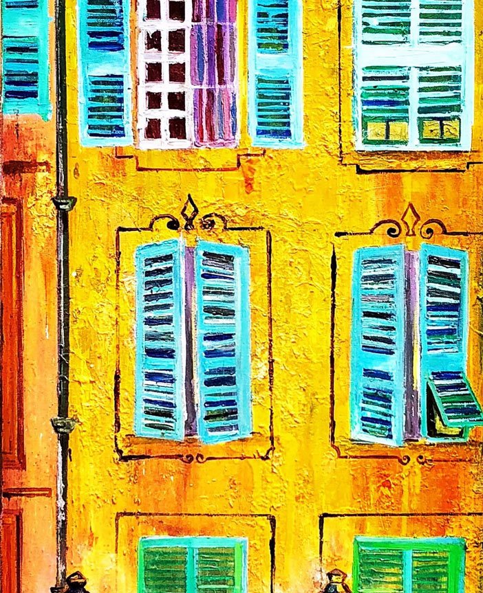 Khrystyna, peinture a l'huile